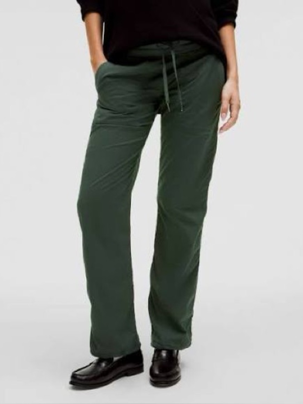 LULULEMON Dance Studio Mid rise pants size 14 short | Legacy Green